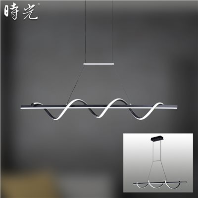 LED 長型吊燈 1米-黑色款 MK-113-10B