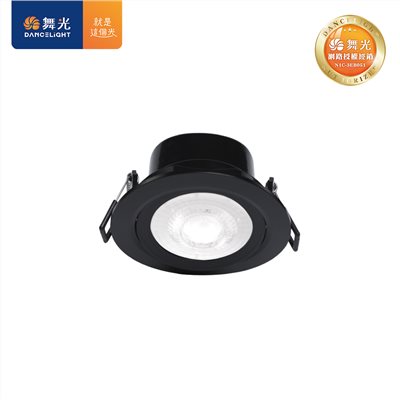 LED-7DOHU5 7.5cm窄角浩克崁燈-貴族黑