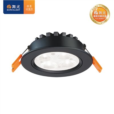 LED-9DOS8DR3 9.5cm微笑崁燈-貴族黑