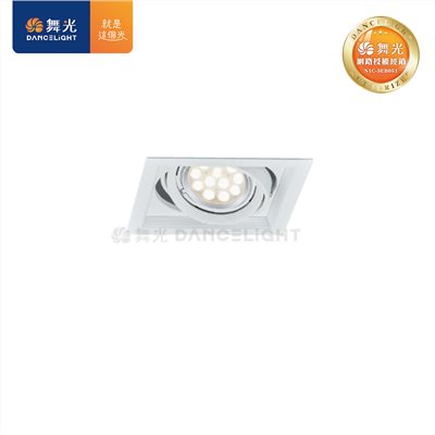 LED-25067 AR超薄方形崁燈 -單燈 時尚白